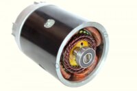 Motor mit Griff 24V 2,2KW für MBB-Palfinger