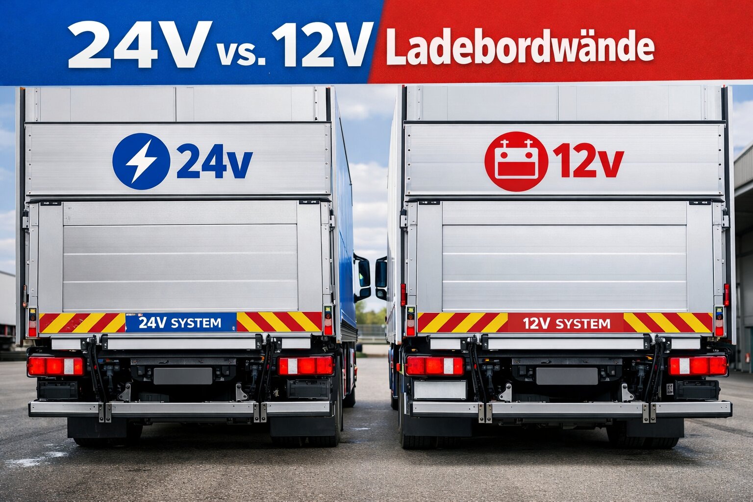 24v Vs. 12v Systeme Bei Ladebordwänden