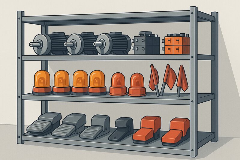 Ladebordwand Ersatzteil Bevorratung