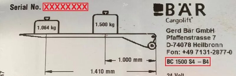 Traglastdiagramm Bär