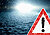 Winter Night Driving Winter Road Caution